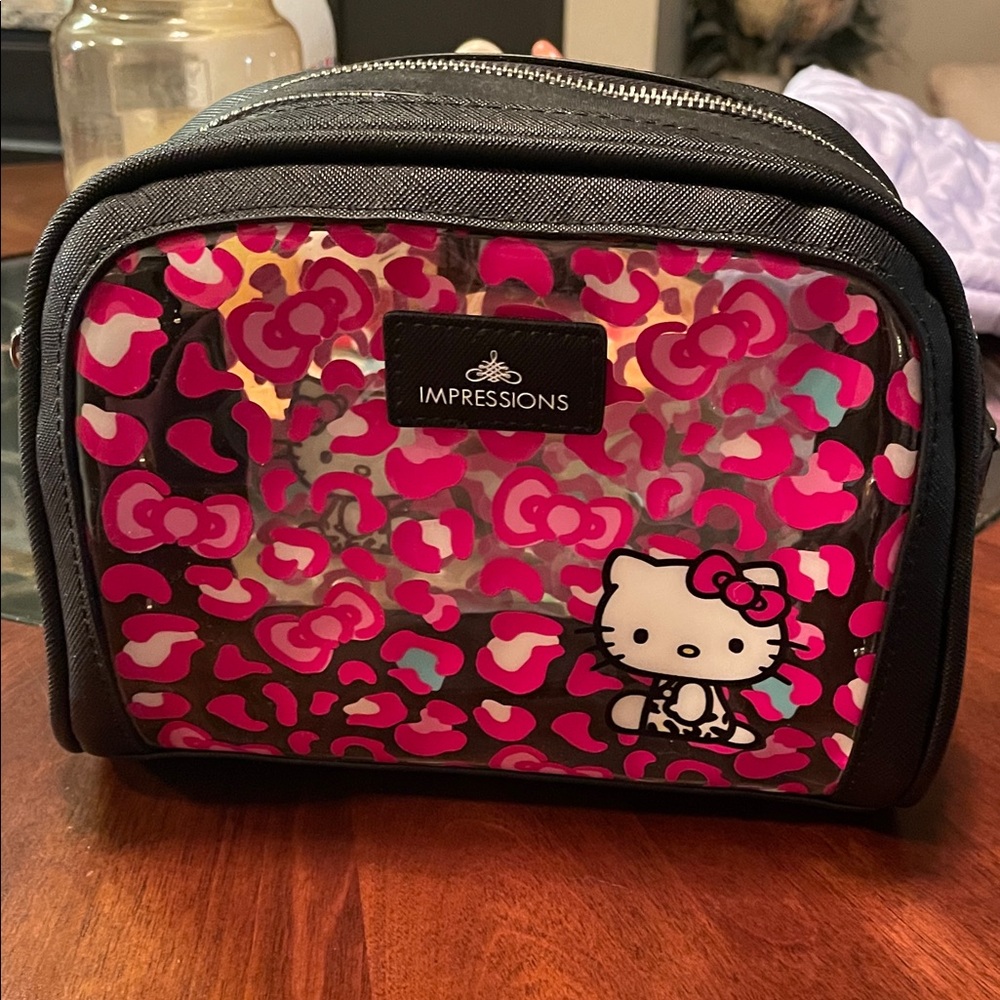 Impressions Pink and Black Hello Kitty Bag